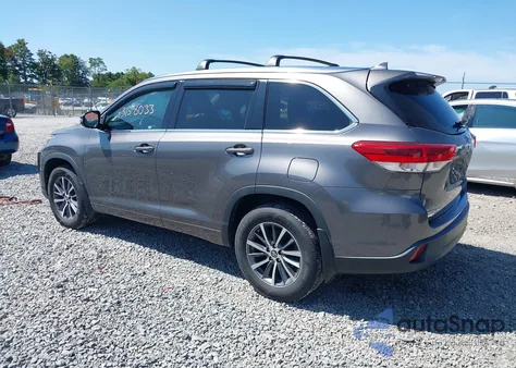 2018 Toyota Highlander Xle from USA, damaged, VIN 5TDJZRFH1JS547160